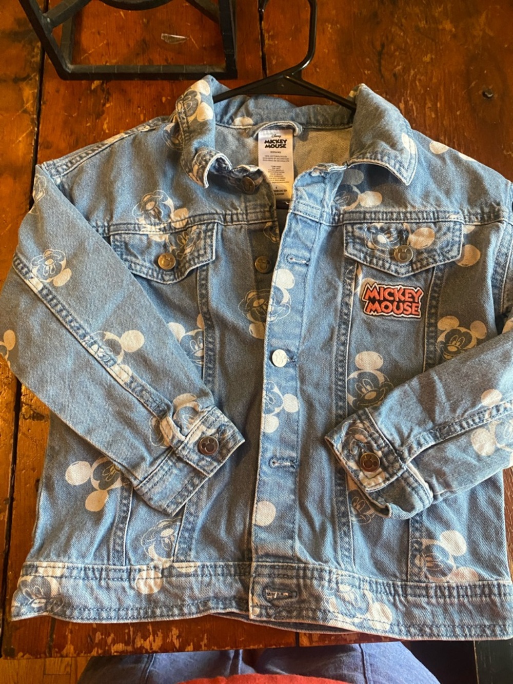 Kids' Light Wash Denim Jacket - Blue